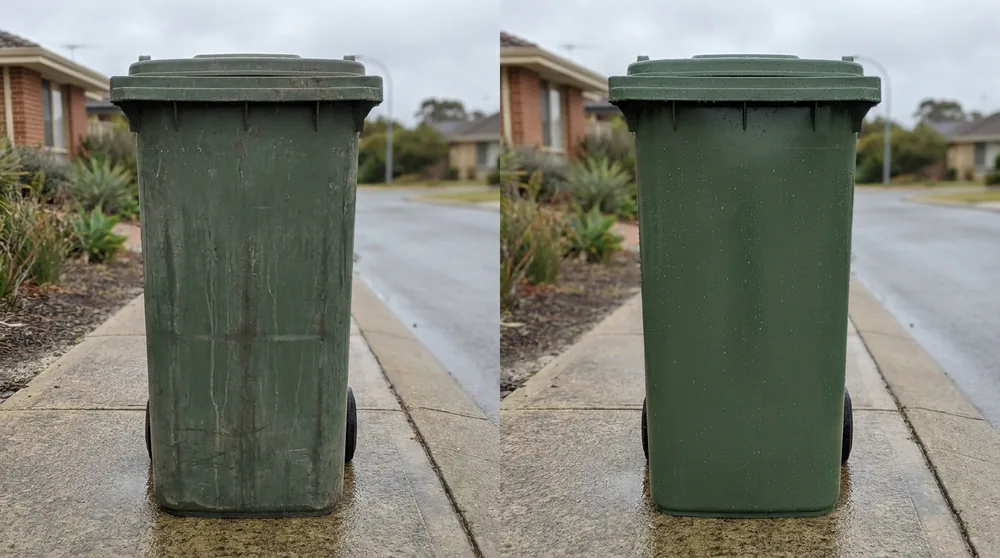 Red's bin cleaning