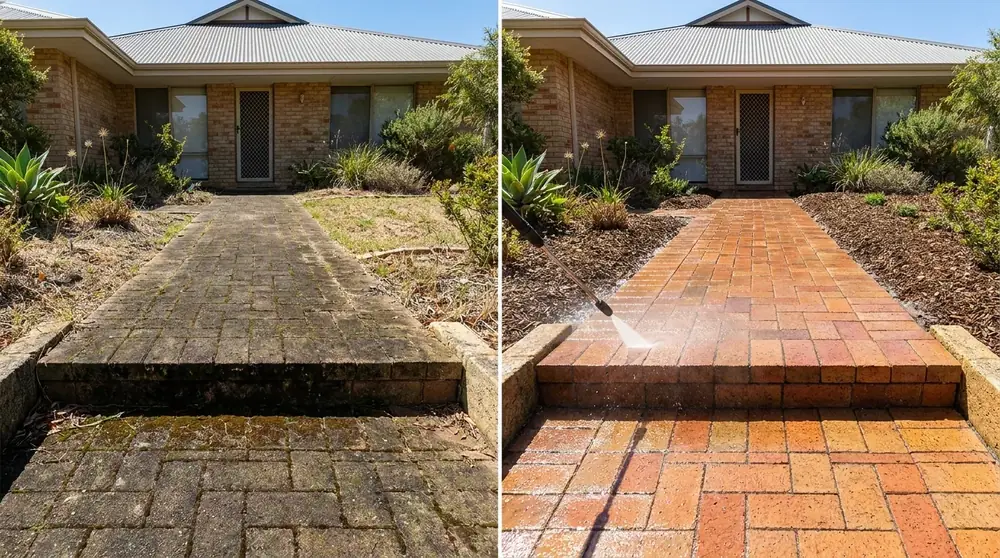Red's paver cleaning